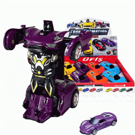 Robota Dönüşen  Sürtmeli Araba