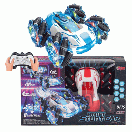  Kumandalı Müzikli Işıklı Drift Stuntu Akrobat Araba HG4-33