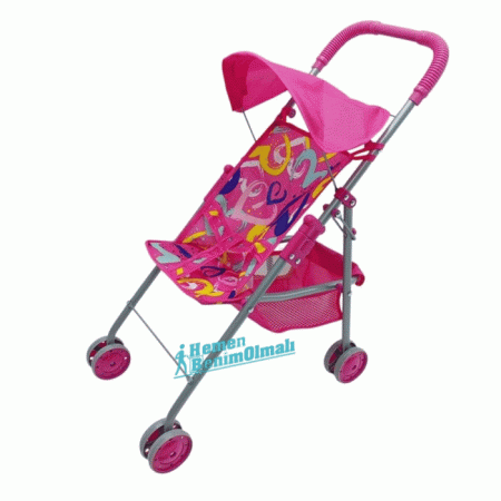 Puset Bebek Arabası Metal Gölgelikli Katlanabilir 