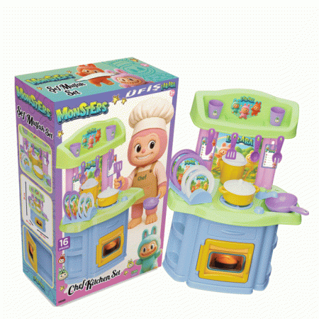 Monsters Canavarlar Şef Mutfak Set