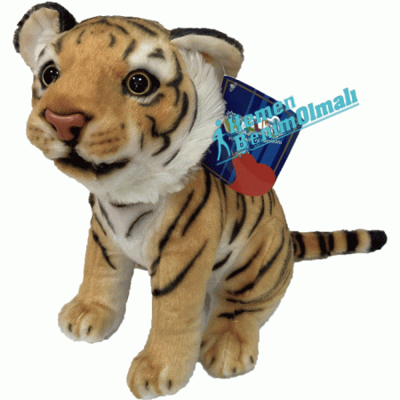  Peluş Kaplan Sevimli 28 cm