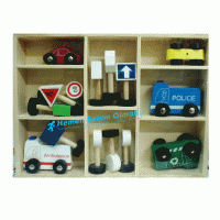  AHŞAP OYUNCAK TAŞIT VE TRAFİK İŞARETLERİ