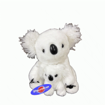 Peluş Yavrulu Koala 26 Cm  Kaliteli sevimli Kargo Ücretsiz