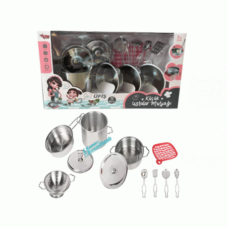 Kitchen Paslanmaz Çelik Tencere Tava Seti