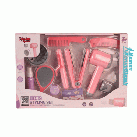 Vardem Oyuncak Sesli Işıklı Kuaför Seti