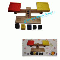 Ahşap Oyuncak Terazi