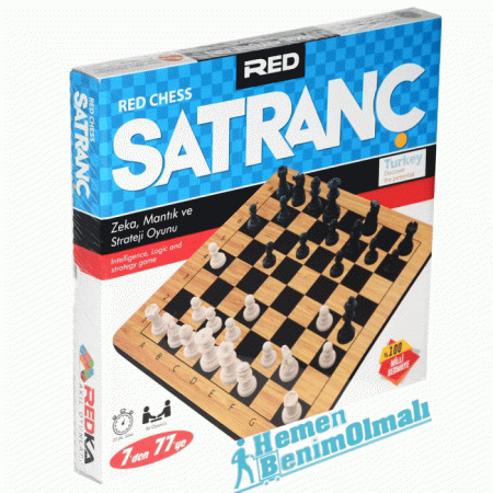 Redka Ahşap Eğitici Satranç 