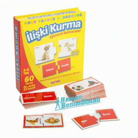DıyToy, Eğlenceli Bulmacalar  İlişki Kurma  2-6 yaş