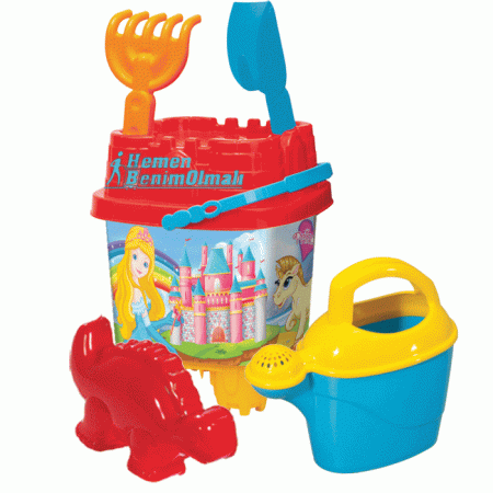 Dede Resimli Büyük Kale Kova Set 03094