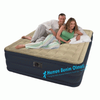 İntex 67710 Elektirikli 4 Katlı  2 Kişilik Şişme Yatak