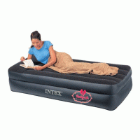 İntex Elektrikli Dura-Beam Şişme Yatak  Tek Kişilik (99x191x42cm) Fiber-Tech