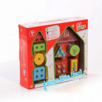 Eğitici Oyuncak Geometrik Ev 27 Parça