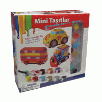 OYUNCAK MİNİK TAŞITLAR BOYAMA OYUNUSETİ