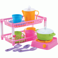 DedeToys İki Katlı Mutfak Sepeti