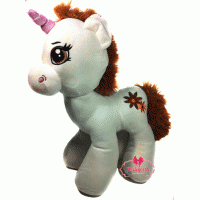 Peluş sevimli At - Renkli Maidilli at 30 cm 