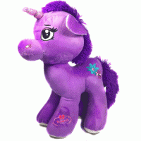  Oyuncak  Mor pembe At Renkli At 40 cm