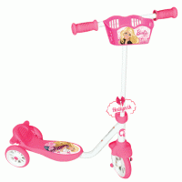 Barbie 3 Tekerlekli Scooter Frenli Lisanslı Orijinal ürün 