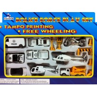 Oyuncak asker Polis araçları 15 parça set