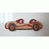  YARIŞ ARABASI YAPBOZ AHŞAP