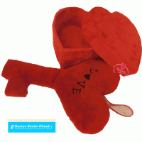 14 ŞUBAT SEVGİLİLERGÜNÜ ÖZEL KALP KUTU AŞK ANAHTARI 