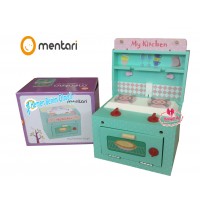  Mentari My kitchen to Go  Eğitici Ahşap Mutfak seti  Küçük Boy Portatif