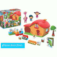 Pepee nin Evi Resimli Lego Yap boz set Kargo Ücretsiz