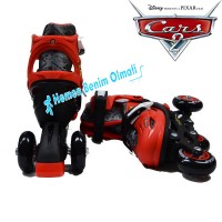 Şimşek McQueen Arkada 2 Teker Önde 1 Teker Paten