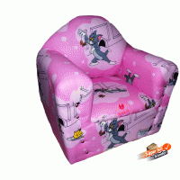 Ahşap Kople Kumaş Kaplama Pembe Koltuk