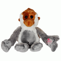 Oyuncak Floppy Sweet Bekantan Peluş Oyuncak Maymun Orijinal lisanslı 