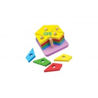 AHŞAP GEOMETRİK GEÇME BLOKLAR