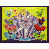 Eğitici Ahşap Balerin Elbise Giydirme Yapboz