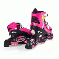 Barbie Ayarlanabilen Slikon Tekerlekli Paten 