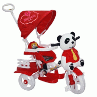 Dilaver Panda Ebeveyn Kontrollü 3Teker Bisiklet Kırmızı