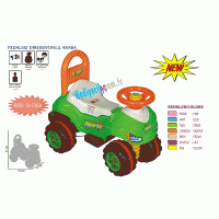 ENHOSTOYS DİREKSİYONLU PEDALSIZ ARABA