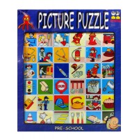 Okul Öncesi Oyuncak  Resimli Puzze 37 Pcs 