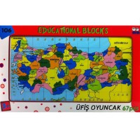 Turkiye Haritası  Harita Puzze 67 Pcs