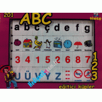 Eğitici Oyuncak Okul Öncesi ABC Öğreniyorum Eğitim Seti