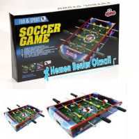Soccer Game Ahşap Langırt Masası Futbol  Oyunu Led  Aydınlatmalı