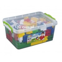 LEGO VE BLOKLAR -BÜYÜK RENKLİ BLOKLAR 100 PARÇA