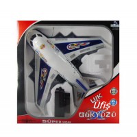 Oyuncak uçak uzaktan kumandalı ışıklı