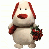 Bombi With Heart And Rose-Büyük Boy