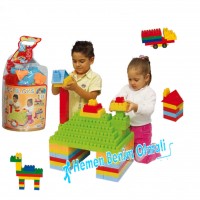 Eğitici Oyuncak Enhoş 70 Parça Lego