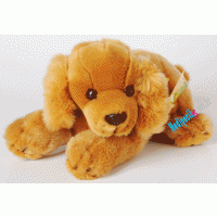 Oyuncak Köpek Kahverengi Köpek  Baby Cocker Köpek 25 cm.