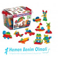 Dede Eğitici Dikenli Lego Oyuncaklar Kilitli Box 112
