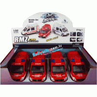 Mercedes Benz Sprinter Çek Bırak Metal Oyuncak itfaye