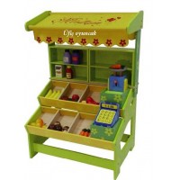 OYUNCAK EĞİTİCİ AHŞAP SÜPERMARKET