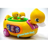 Oyuncak Pilli Müzikli Hayvan Sesli Işıklı Sevimli Ördekler