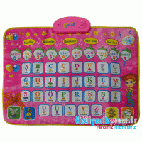 Eğitici Oyuncak - Türkçe Eğitim Halısı Pembe