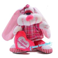 Oyuncak Pembe Koca Ayak Tavşan Sesli